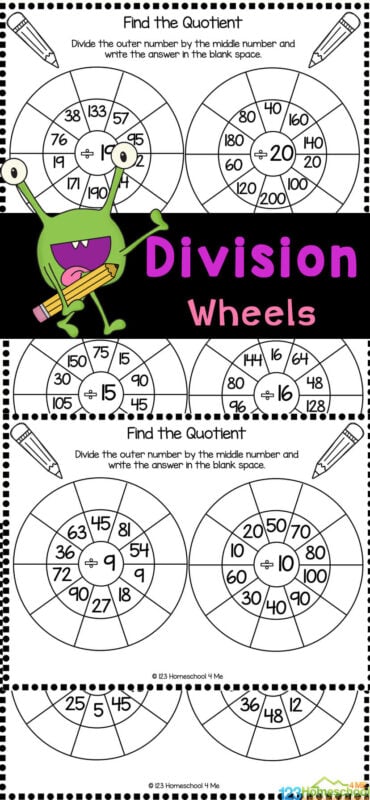 division practice 3rd grade