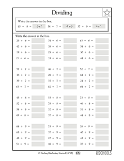 Division drills with remainders | 3rd grade, 4th grade Math ...