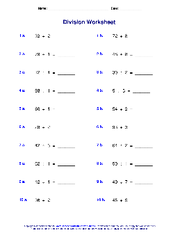 Division Worksheets - TheWorksheets.CoM - TheWorksheets Library