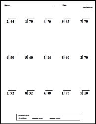 6th Grade Division - Worksheets, Lessons, and Printables