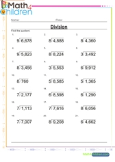 6th grade math worksheets | grade 6 math worksheets pdf