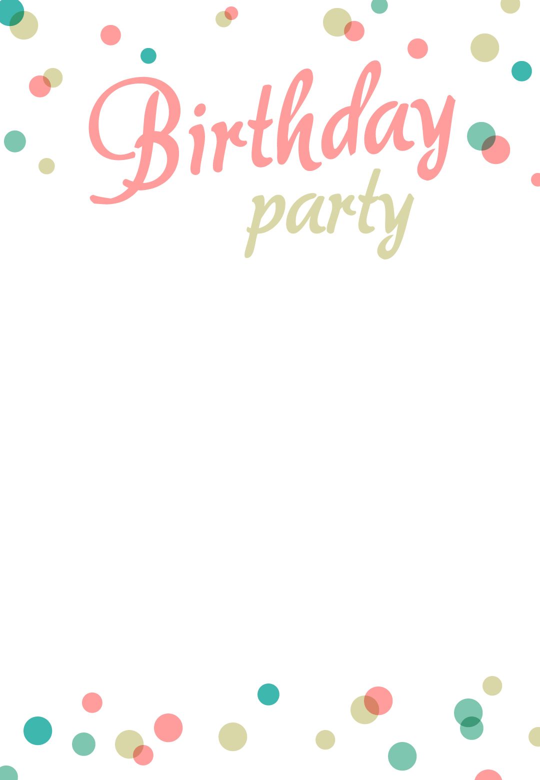 diy printable birthday invitation templates