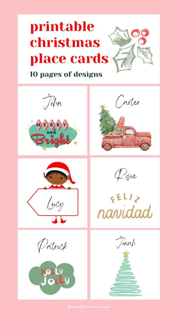 diy printable place cards