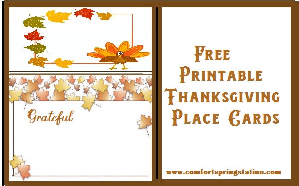 diy printable place cards