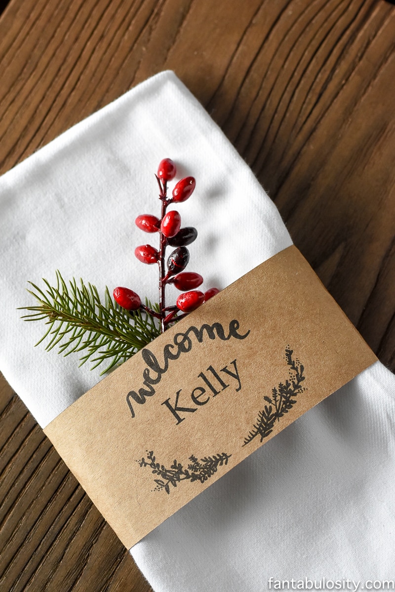 diy printable place cards