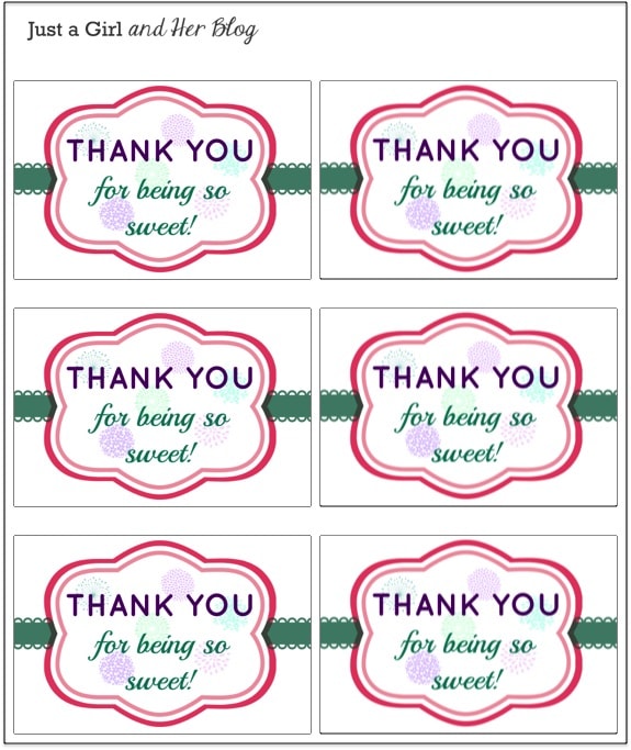 diy printable thank you tags