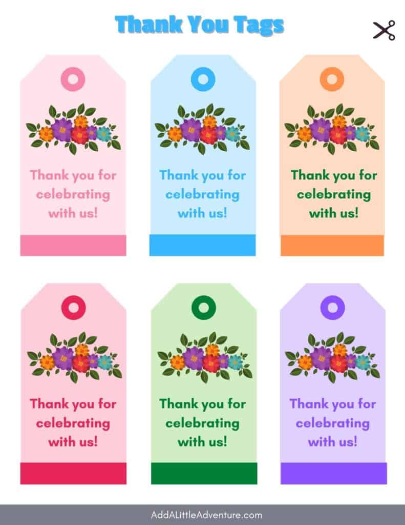 diy printable thank you tags