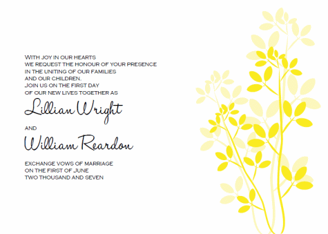 Printable Wedding Invitations Templates