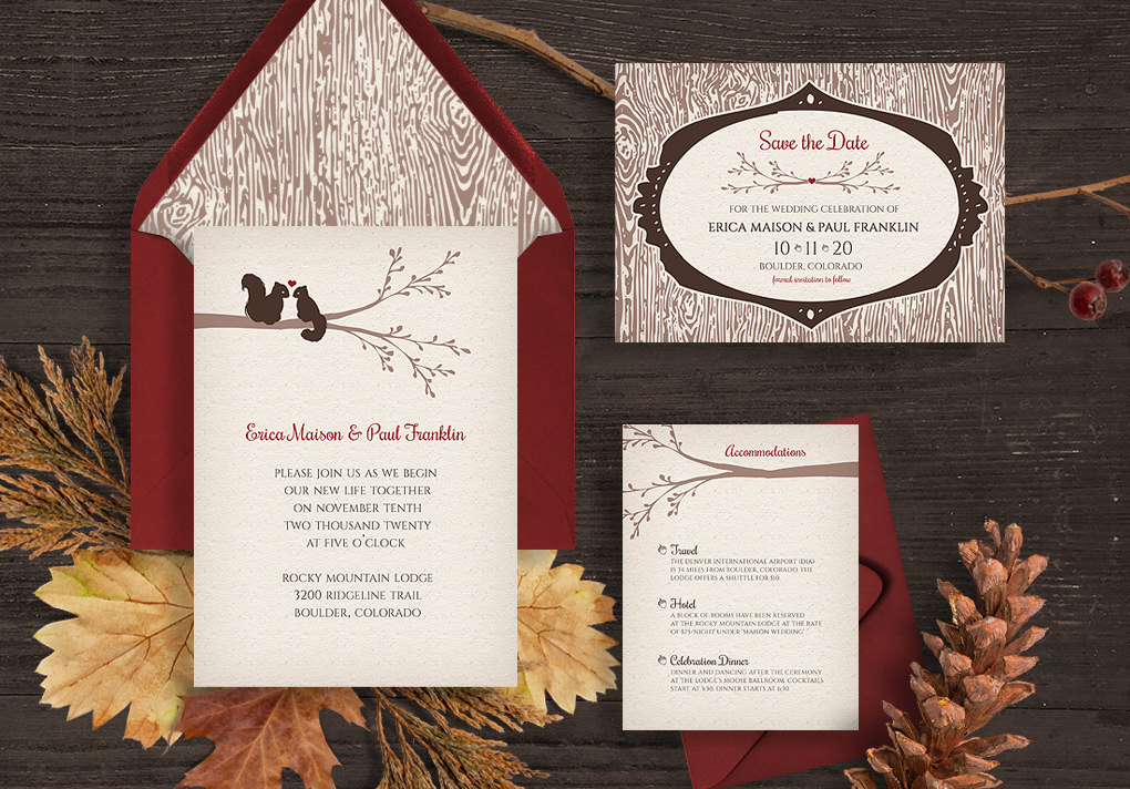 Download + Print - Make Your Own Wedding Invitations