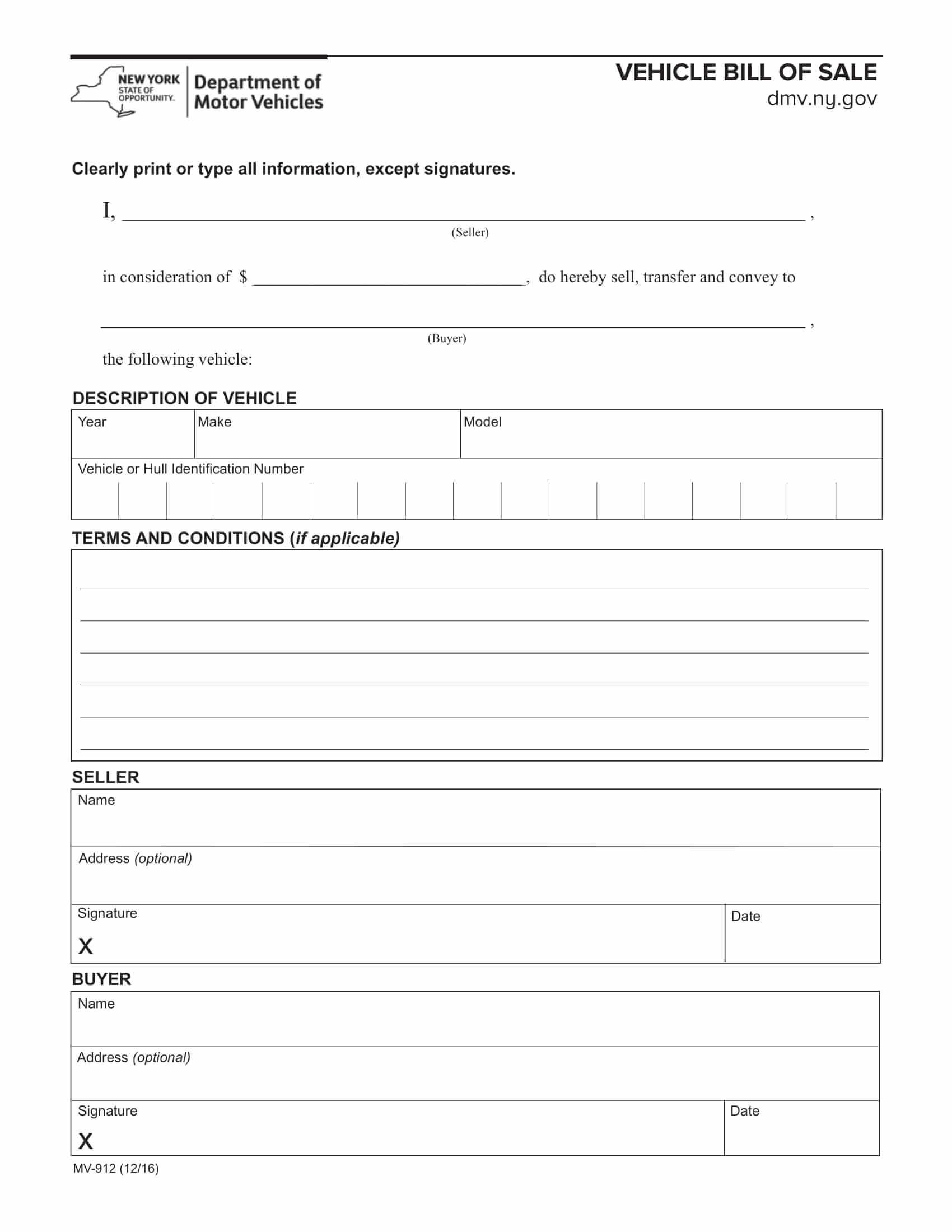 dmv printable bill of sale indiana