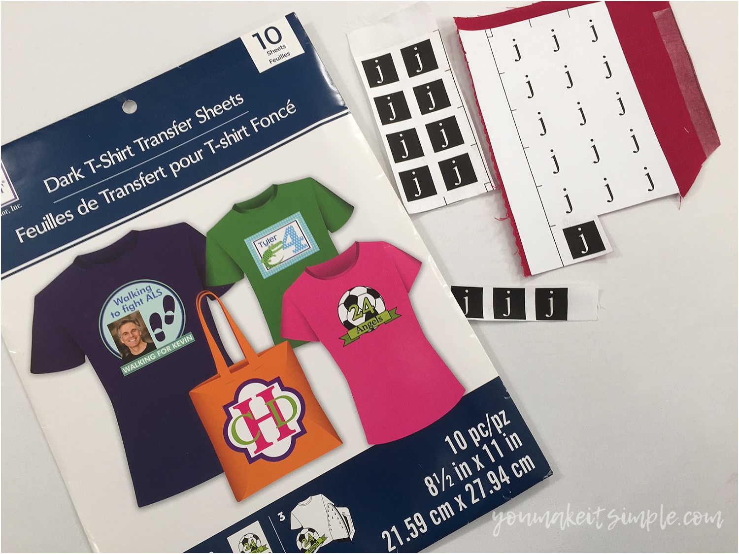 do inkjet iron on transfers work