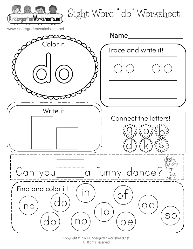 do worksheet