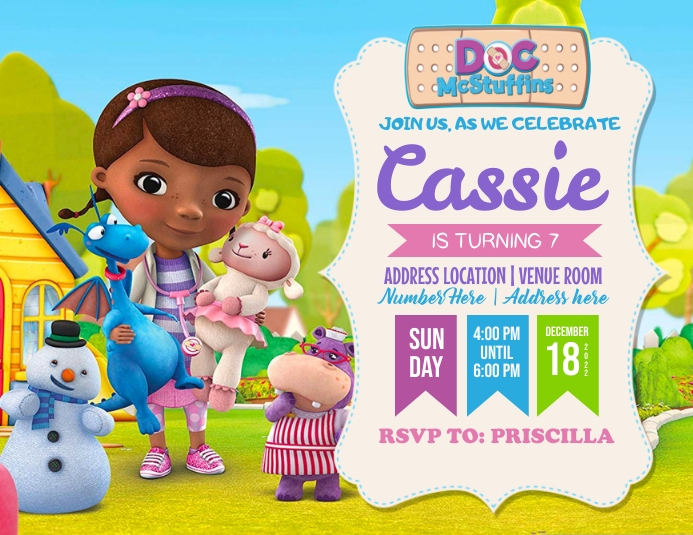 doc mcstuffins happy birthday banner printable