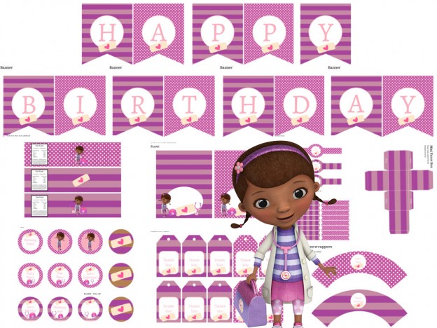Doc Mcstuffins Birthday Pack - Magical Printable