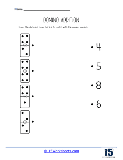 Domino Addition Worksheets - 15 Worksheets Library