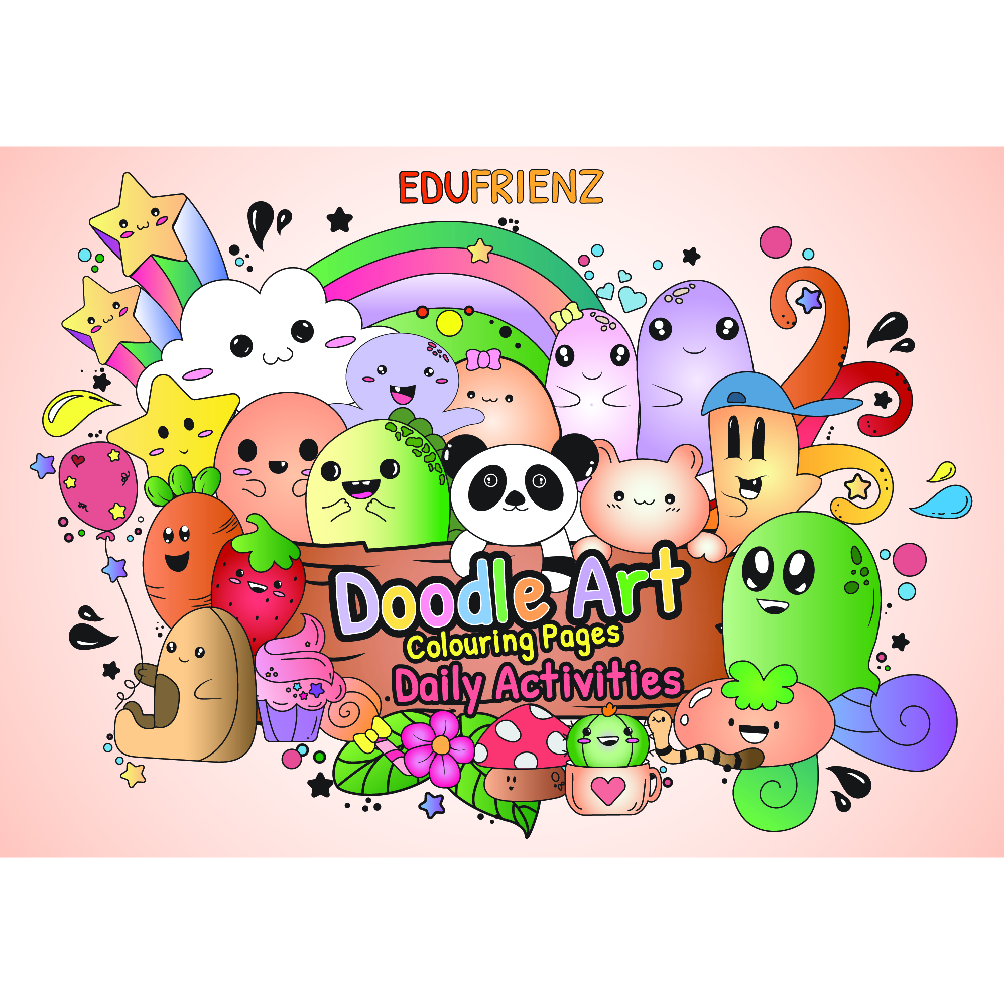 Daily Activities Doodle Art Colouring Worksheet For Kids Worksheets Daily Activities Doodle Art Colouring Worksheet For Kids Worksheets