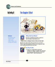Doppler Effect Sound Lesson Plans &  Worksheets Reviewed by Teachers