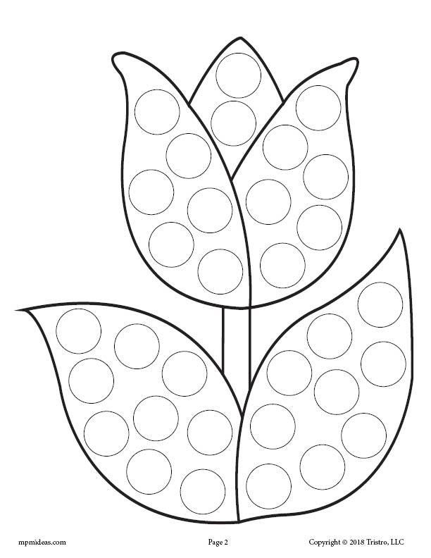 12 Spring Do-A-Dot Printables! | Preschool crafts, Spring crafts ...