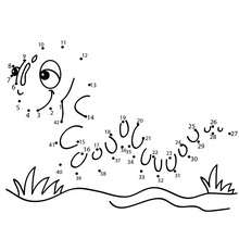 INSECTS dot to dot games - 2 free dot to dot printable worksheets ...