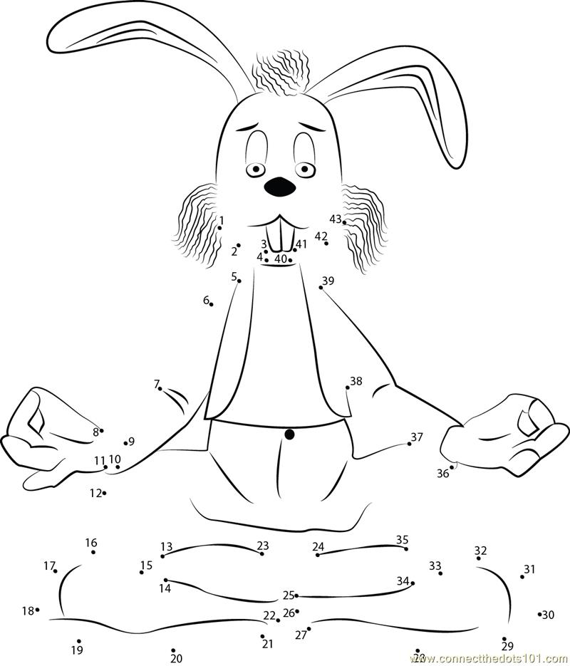 Magic Roundabout Meditation dot to dot printable worksheet ...