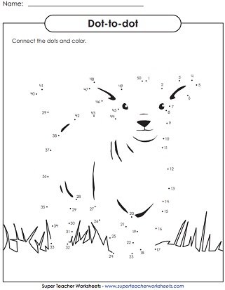 dot to dot worksheet for 5th grade