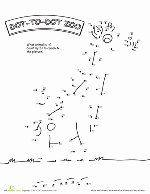 dot to dot worksheet for 5th grade