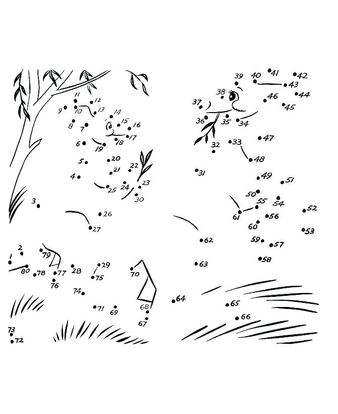 dot to dot worksheet for adults