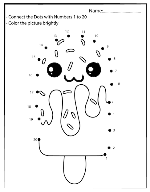dot to dot worksheet for adults