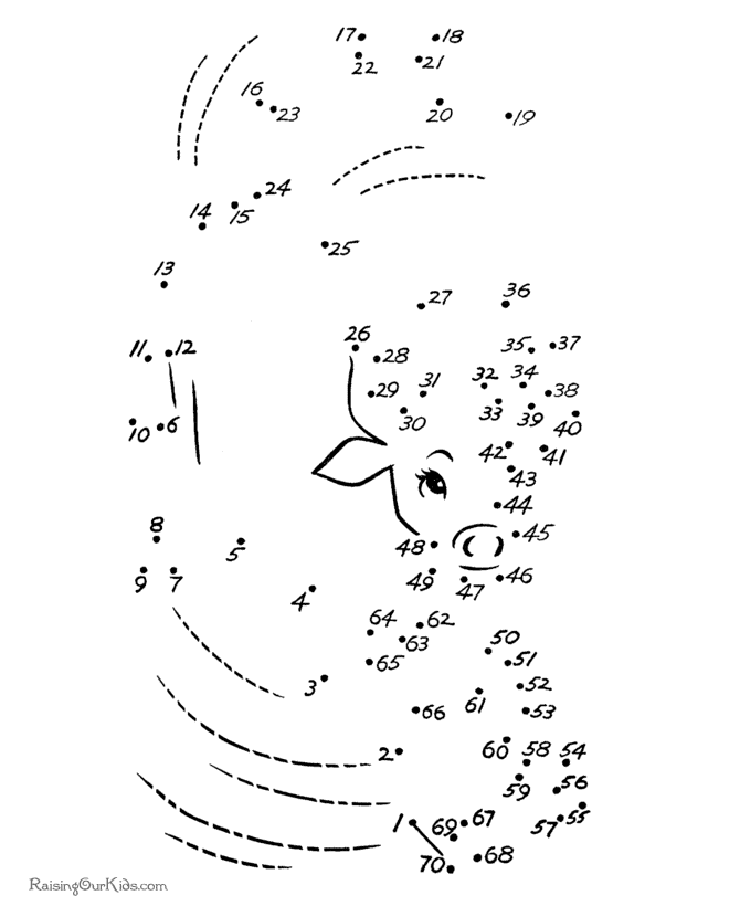 dot to dot worksheet for adults