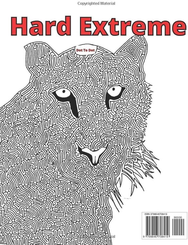 Large Print Hard Extreme Dot To Dot Puzzle Book: Dot To Dot Puzzle Book For  Adults &  Seniors. Extreme Dot To Dot For Adults, Seniors and Teens of ...  ...