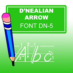 dotted d nealian handwriting