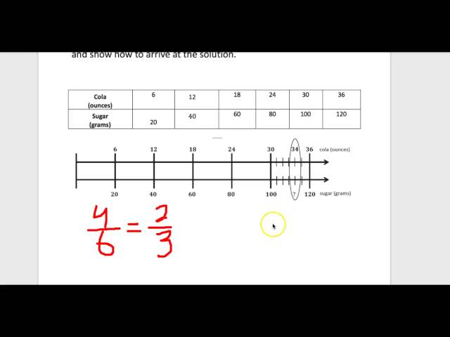 double line diagrams ratios worksheet