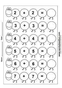 Addition - Doubles - Worksheet / FREE Printable Worksheets ...