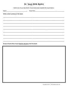 dr  seuss biography worksheet