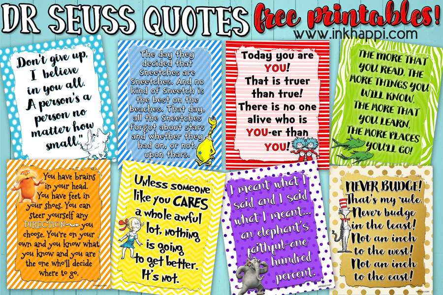 dr  seuss print outs