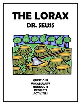 Engaging Activities for The Lorax by Dr. Seuss