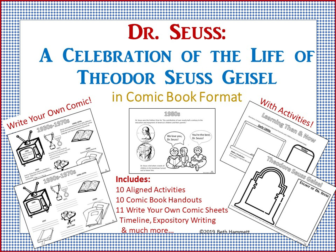 Dr. Seuss Activity Bundle - Worksheets Library