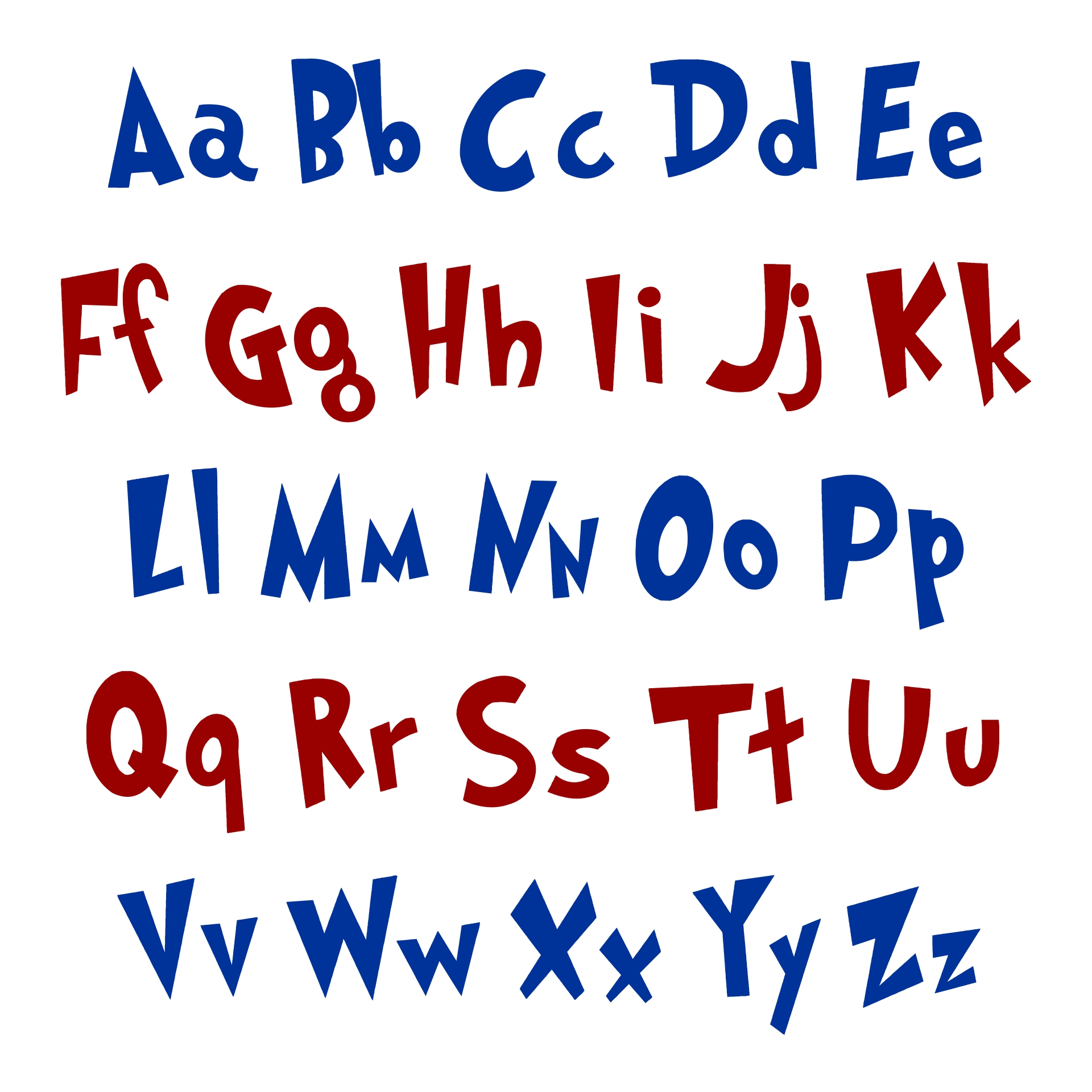 Dr. Seuss Alphabet - 10 Free PDF Printables | Printablee