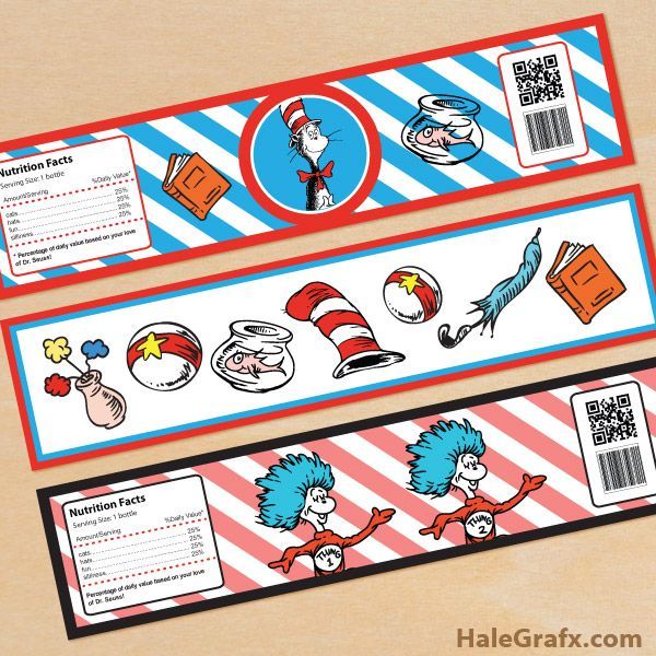 dr seuss printable water bottle labels