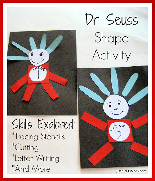 Dr Seuss Shape Activity