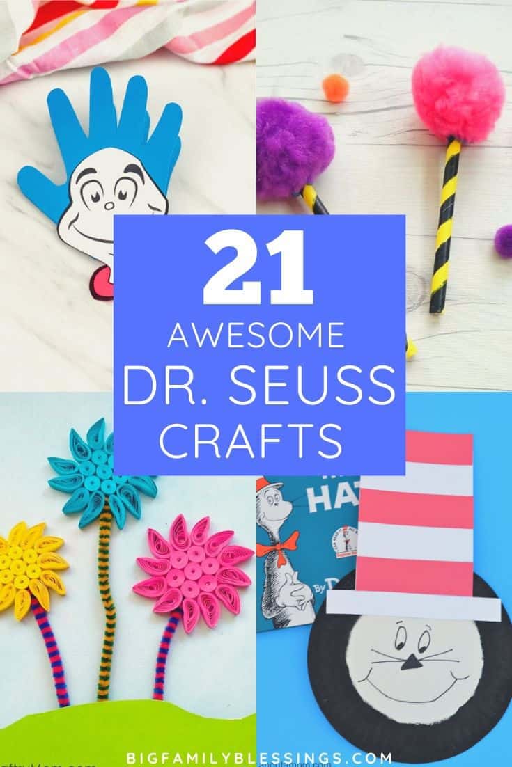32 Awesome Dr Seuss Crafts for Dr Seuss Week - Big Family Blessings