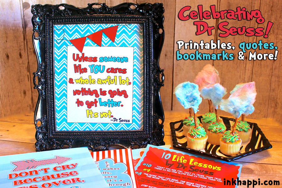 Dr Seuss! A celebration of a wonderful man! - inkhappi