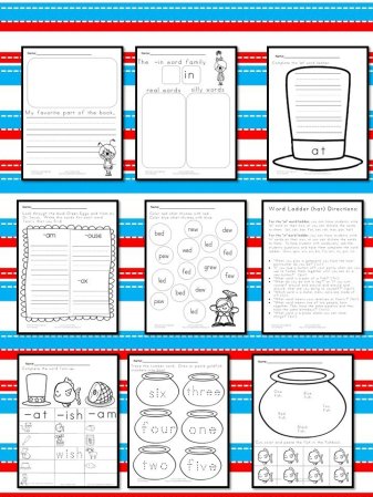 dr seuss rhyming worksheet