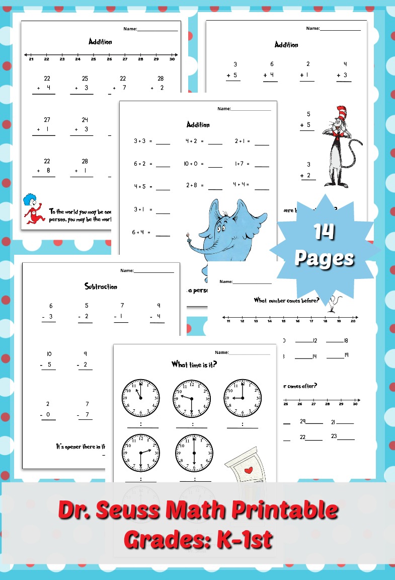 dr seuss worksheet free
