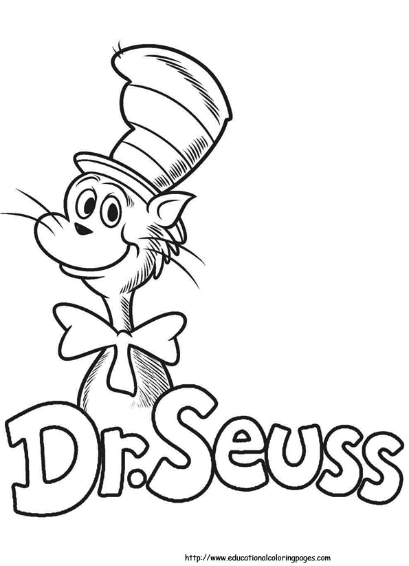 Coloring Pages For Kids - Dr Seuss coloring pages