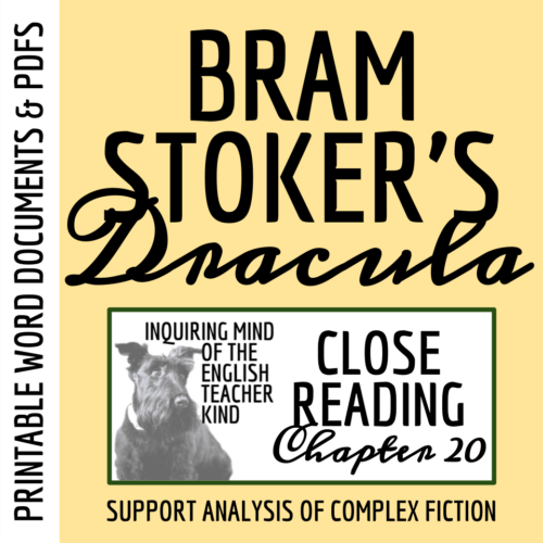 Dracula Bram Stoker Year 7  