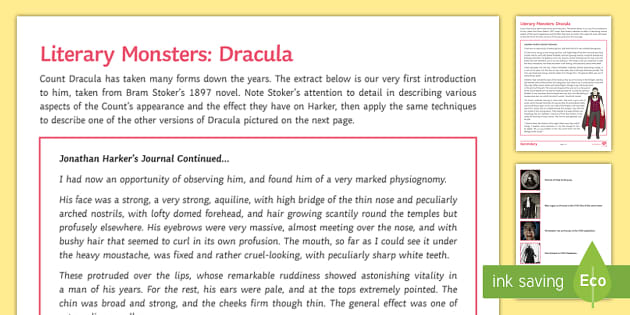 Dracula - ESL worksheet by dickens