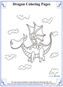 Dragon Coloring Pages
