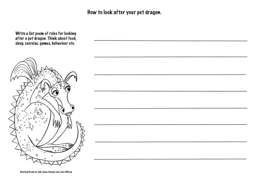 Painting Poems - A Sneak Peek &  Worksheet - Jools Wilson