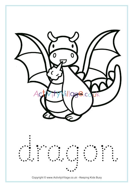Dragon Word Tracing